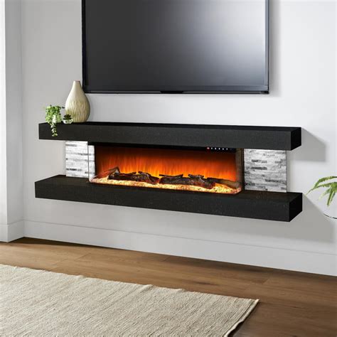 Evolution Fires EFV72G Vegas 72-Inch Wall Mount Electric Fireplace ...