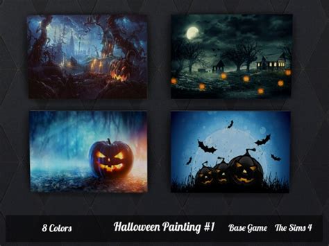 Halloween Painting #1 by SimsJohnSims at TSR » Sims 4 Updates