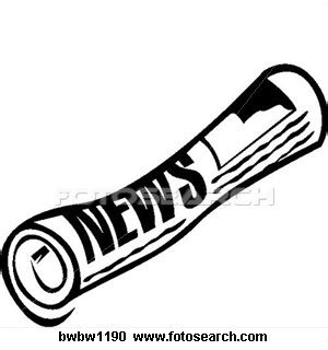 Rolled Newspaper Clipart | Free download on ClipArtMag