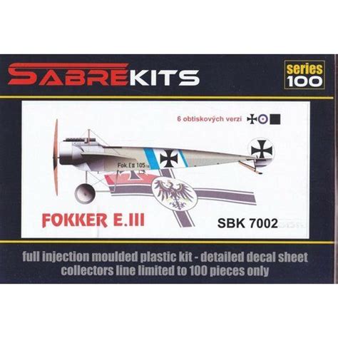 1:72 Fokker E.III | MN modelář