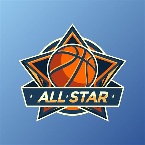 All Star Basketball Logo Vector 259503 Vector Art at Vecteezy