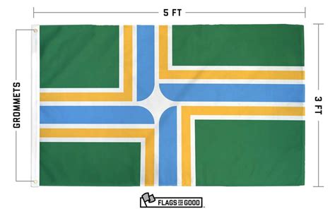 Portland Flag | 3' x 5' Polyester Flag – Flags For Good