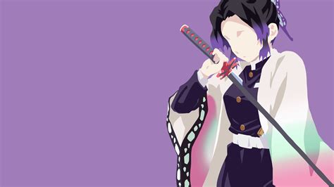 2560x1440 Resolution Demon Slayer Shinobu Minimalist 1440P Resolution ...