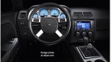 2008 Dodge Challenger SRT8 interior pics leaked - Autoblog