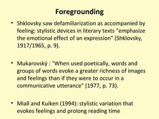 Foregrounding | PPT