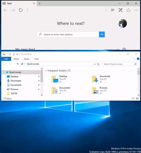 Windows 10: How to split the screen in two? - Super User