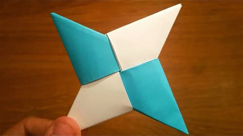 How To Make A Paper Ninja Star - (shuriken - Origami) - Youtube C52