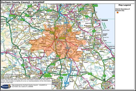 Durham City Boundary Map - Durham City Freemen