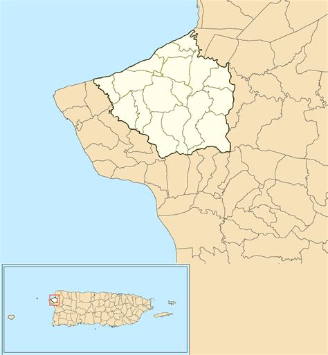 Image: Aguada, Puerto Rico locator map