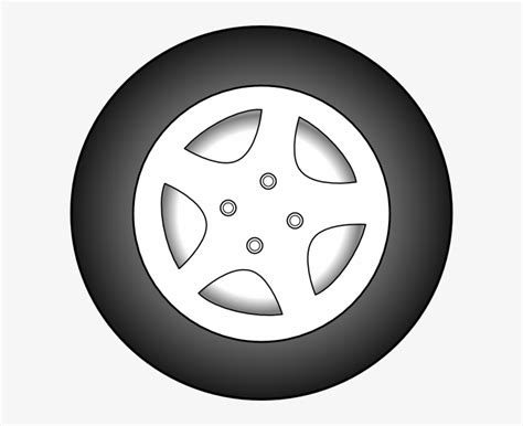 Tire Clipart - Wheel Clipart Transparent PNG - 600x589 - Free Download ...