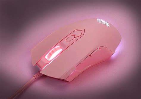 Pink LED Custom Gaming Mouse TheGameGalaxy | Etsy