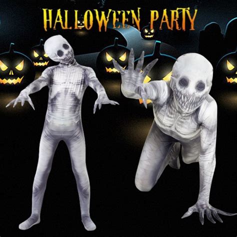 Halloween Cosplay Morphsuit Costume The Rake Creepepasta Adults Horror ...