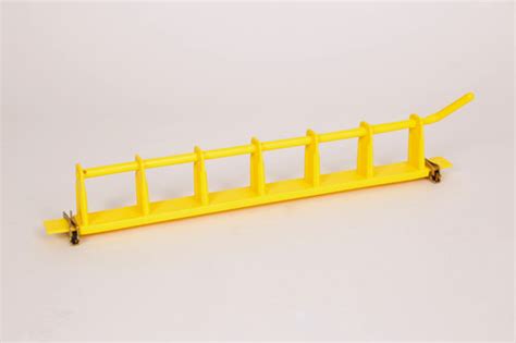 6-Bay 24" Centers track mount Load Bar Holder – YellowRack