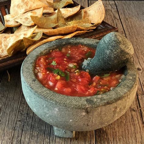 Farm to Jar Food - Fresh Keto Salsa using Molcajete - Recipes by Course