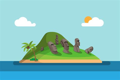 easter island aka rapa nui national park is world heritage site in ...