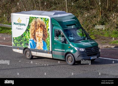 Morrisons delivery vehicle hi-res stock photography and images - Alamy