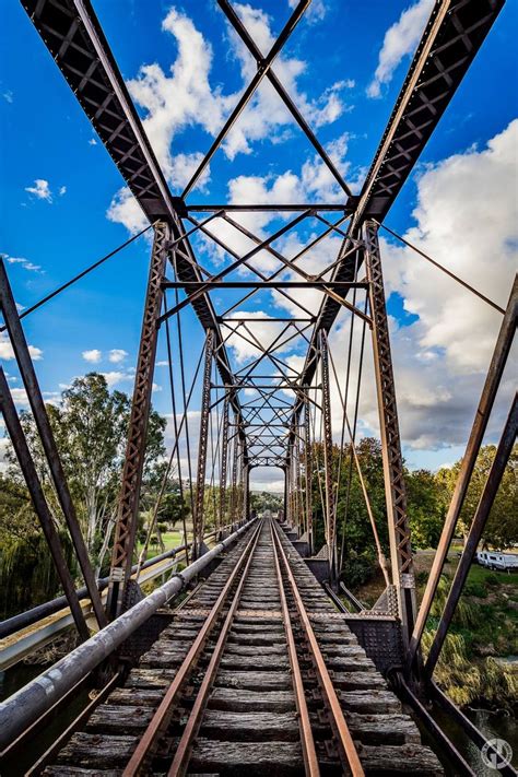 Railway Bridge at Gundagai, NSW | Railway bridges, Railroad tracks ...