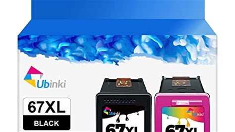 Ubinki Remanufactured Ink Cartridge Replacement for HP 67XL (Black ...