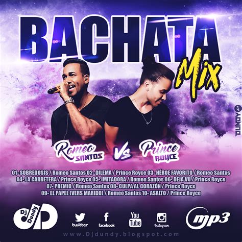 BACHATA MIX (ROMEO SANTOS vs PRINCE ROYCE)