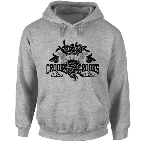 Punk Crooks And Castles Graffiti Art Hoodie Men Women Boy Girl ...