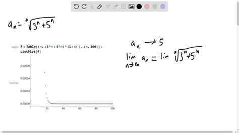 SOLVED:Use a graph of the sequence to decide whether the sequence is ...