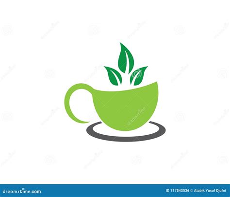 Tea cup logo stock vector. Illustration of objects, coffee - 117543536