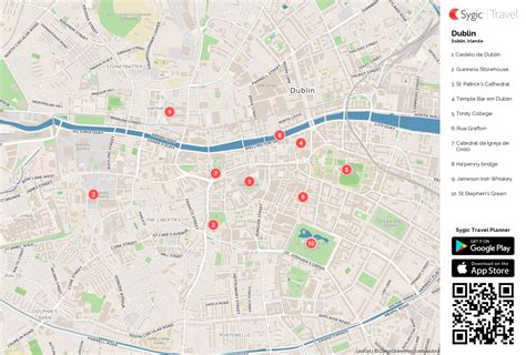 Mapa Dublin