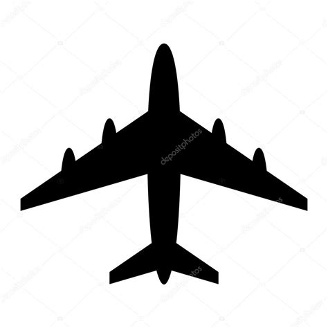 Airplane Flying Vector Icon — Stock Vector © briangoff #100600354