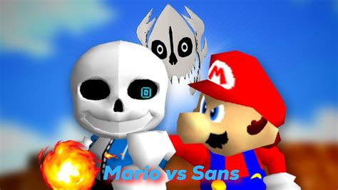 Mario vs Sans (SM64 animation) - YouTube