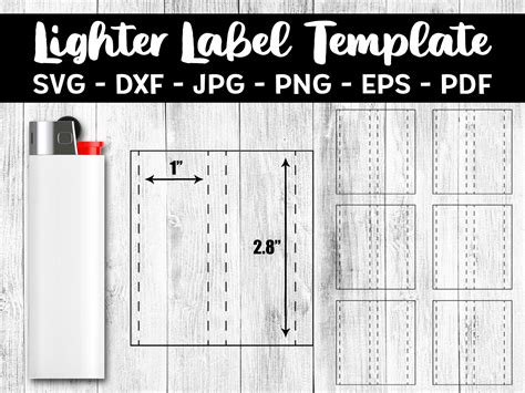 Printable Bic Lighter Wrap Template - Printable Word Searches