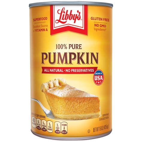 100% Pure Pumpkin Puree 15 oz | LIBBY'S®