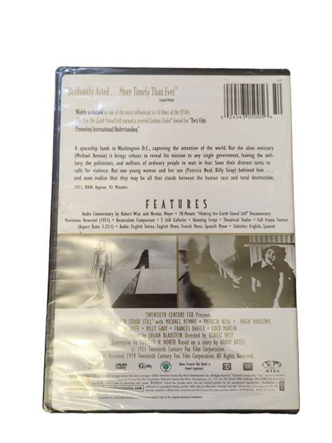 The Day The Earth Stood Still DVD (1951) - new, sealed, ft. Hugh ...