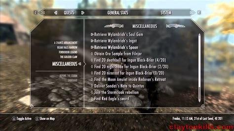 Skyrim Side Quest Lines - Giratan