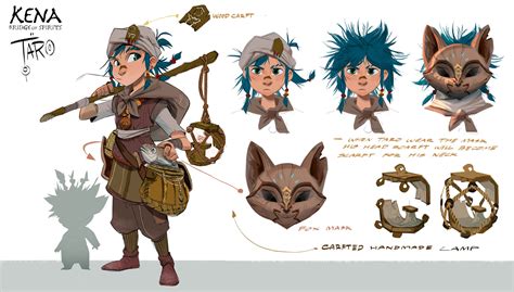 Kun Vic - Kena : Bridge of Spirits - Concept Art and Character design