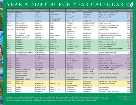 Liturgical Calendar 2023 Get Calendar 2023 Update - Riset