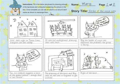 Blank Storyboard Examples