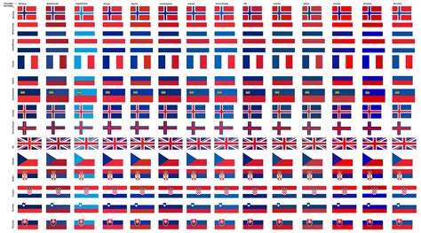 Colour-swapped red-(white-)blue flags of Europe : r/vexillology