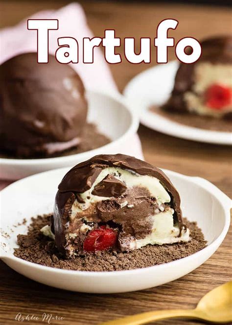 Tartufo - Italian gelato dessert with video | Ashlee Marie - real fun ...