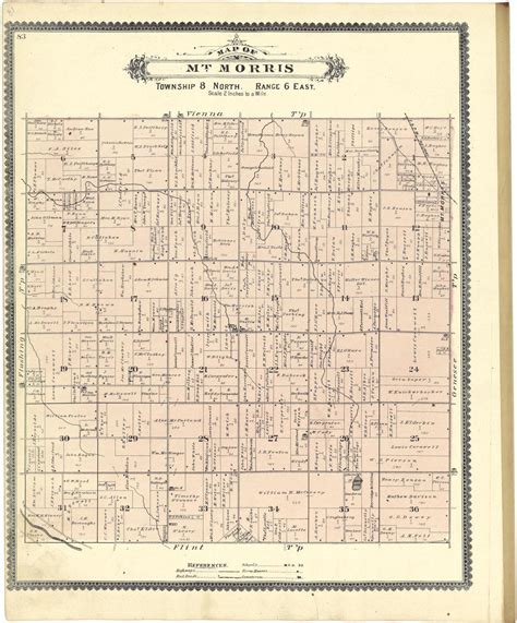 Map of Mt. Morris | Library of Congress