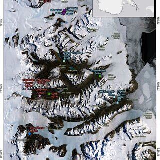 Map of the McMurdo Dry Valleys (MDV) and sampling sites. All 17 samples ...