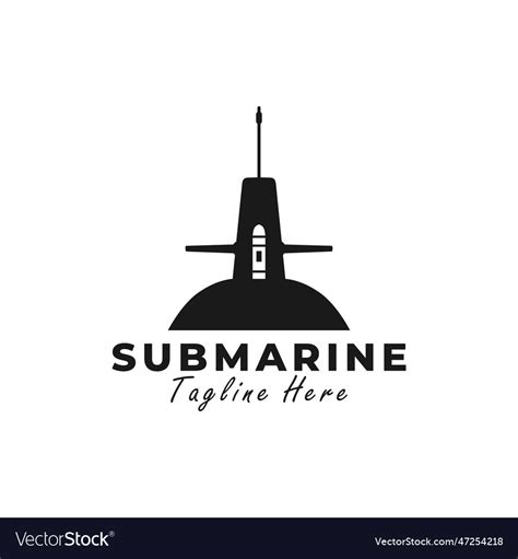 Submarine logo Royalty Free Vector Image - VectorStock