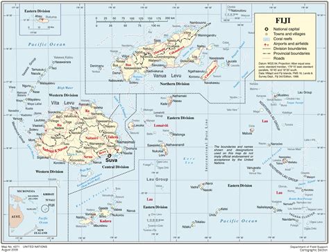 Maps of Fiji | Map Library | Maps of the World