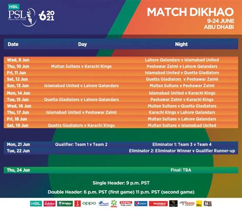 HBL PSL 2021 matches from 9-24 June in Abu Dhabi | SIAL NEWS