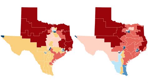 Texas redistricting 2022: Congressional maps by district