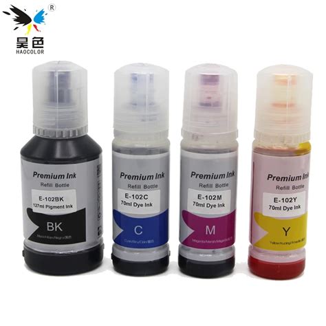 T102 T502 CISS Dye ink refill kit For Epson ECOTANK ET 2700 ET 2750 ET ...