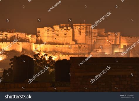 Night View Jaisalmer Fort Stock Photo 747989965 | Shutterstock