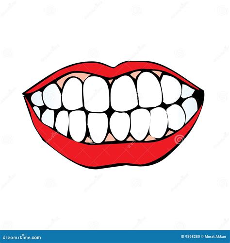 Vector Mouth Stock Photo - Image: 9898280