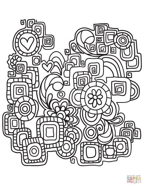 Printable Doodle Coloring Pages