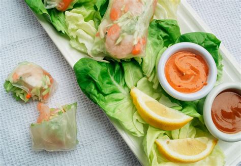 Shrimp Spring Rolls With Dipping Sauce - Ready Set Host