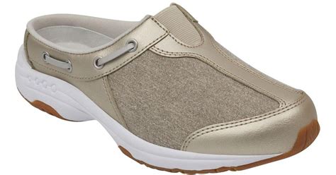 Easy Spirit Rubber Mule in Taupe (White) | Lyst